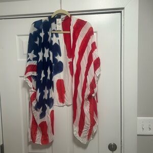 Patriotic shrug.